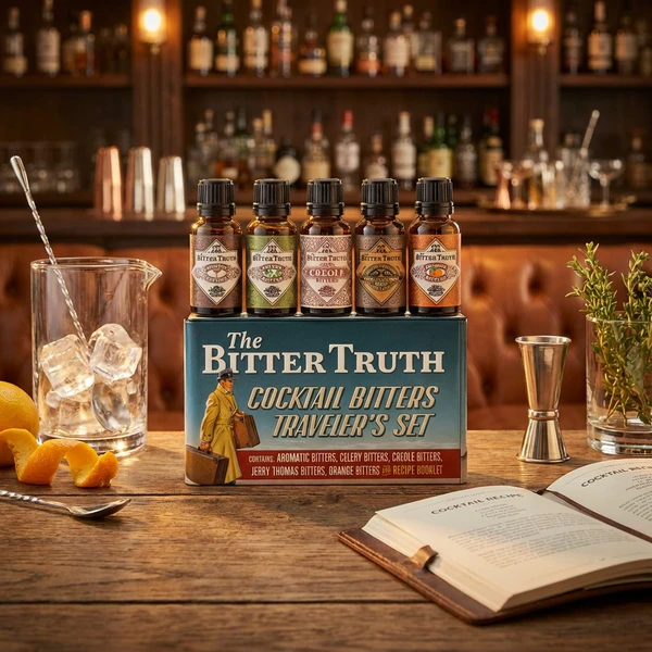 The Bitter Truth Traveler's Set Cocktail Bitters 5x2cl L-62-624-00 by The Bitter Truth color Svart