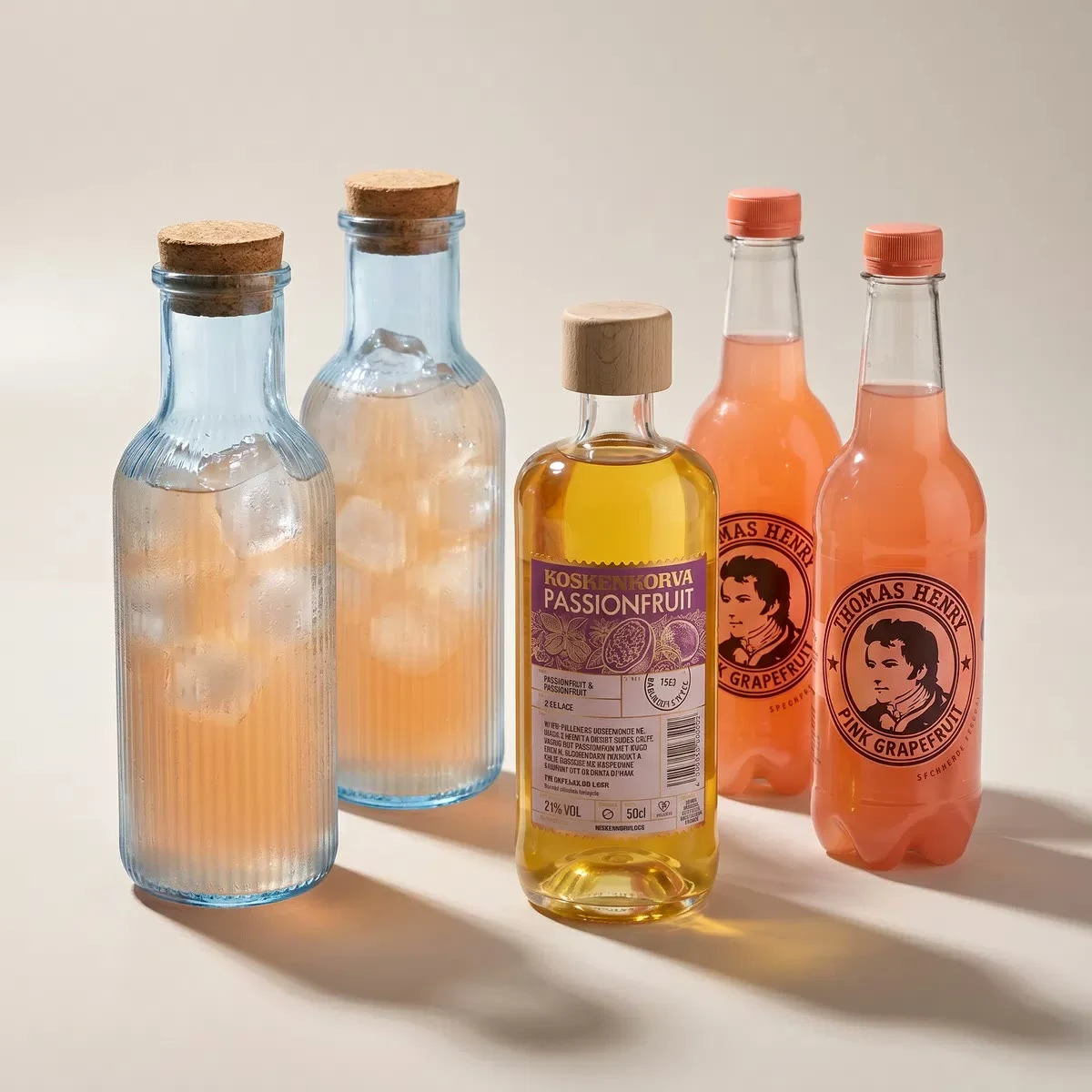 Pink Passion Karaffe - Cocktail-Set Bundle176  color Svart