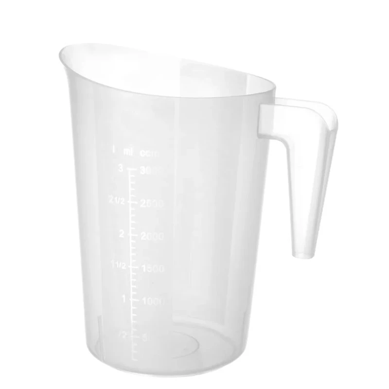 Hendi Messbecher Kunststoff Stapelbar 3L 567845 by Hendi color Svart