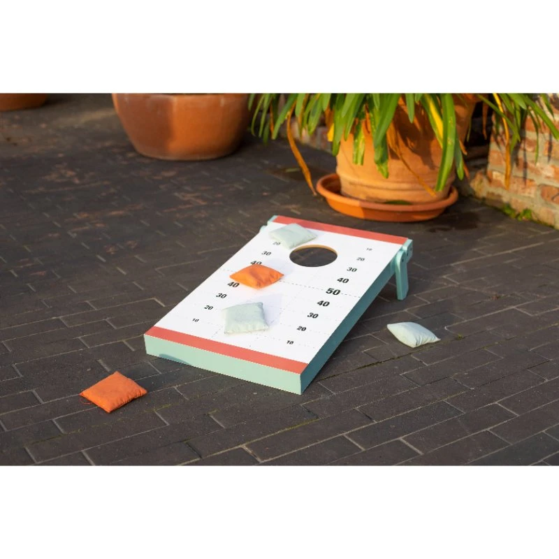 Livoo 2-in-1 Bean Bag Game FSC-Holz Gartenspiel 96-JEU002  color Svart