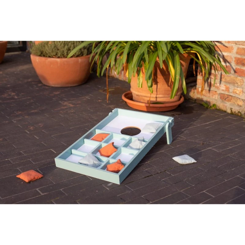 Livoo 2-in-1 Bean Bag Game FSC-Holz Gartenspiel 96-JEU002  color Svart