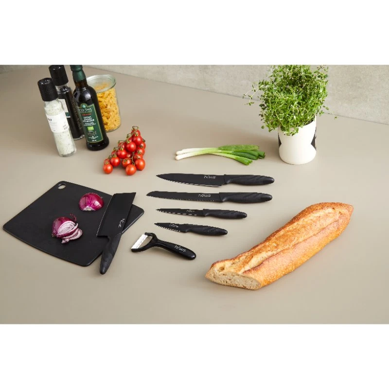Hâws Keramikmesser-Set 6-teilig Schwarz 30-CKS006  color Svart