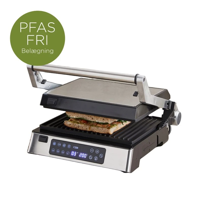Hâws Paninigrill mit Thermometer 2000W PFAS-frei 30-CG30006  color Svart
