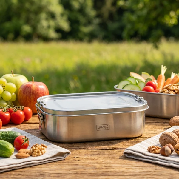 Lurch Snap Lunchbox Edelstahl 1400ml LU240882 by LURch color Svart