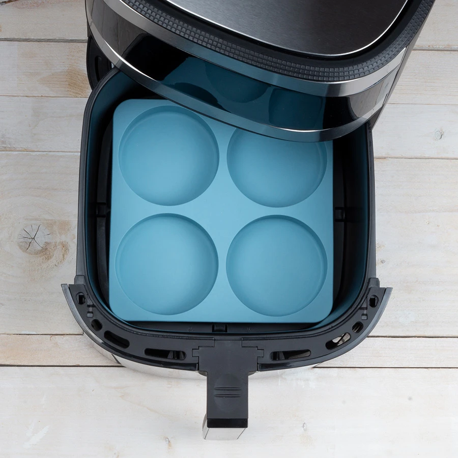 Lurch Flexistarter Backform für Burger Buns 4er Blau LU84001 by LURch color Svart