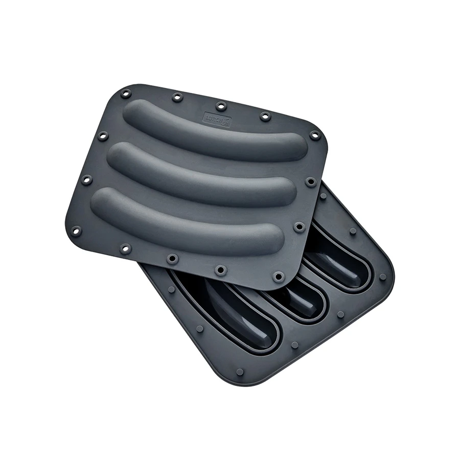 Lurch Silikon-Wurstform für 3 Stk. 2er-Pack LU240520 by LURch color Svart