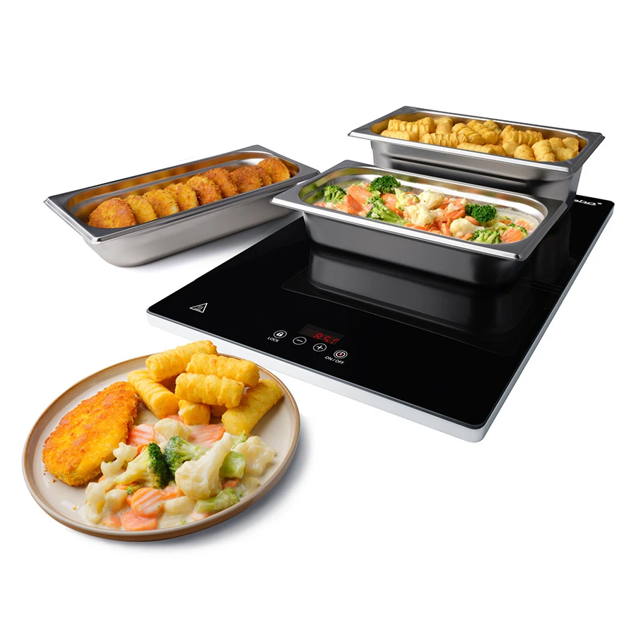 Steba Glaskeramik-Warmhalteplatte 38x30cm Schwarz STWP230ECO by Steba color Svart