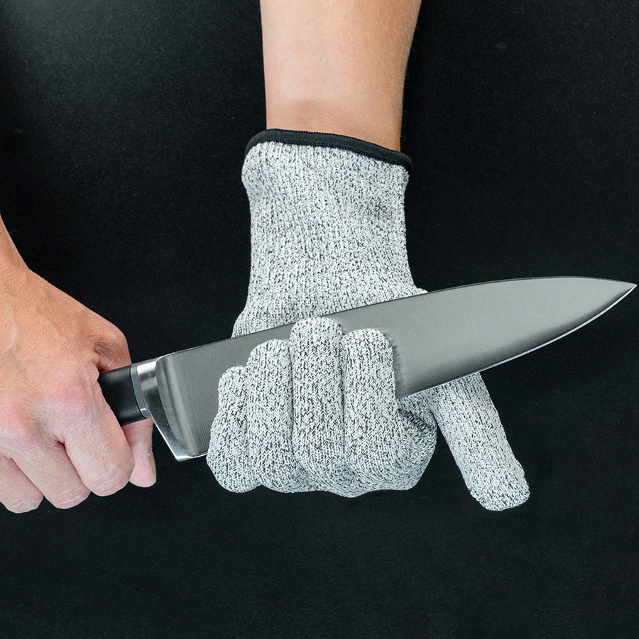 Lurch Schnittschutzhandschuhe Grau Gr. Small LU70097 by LURch color Svart