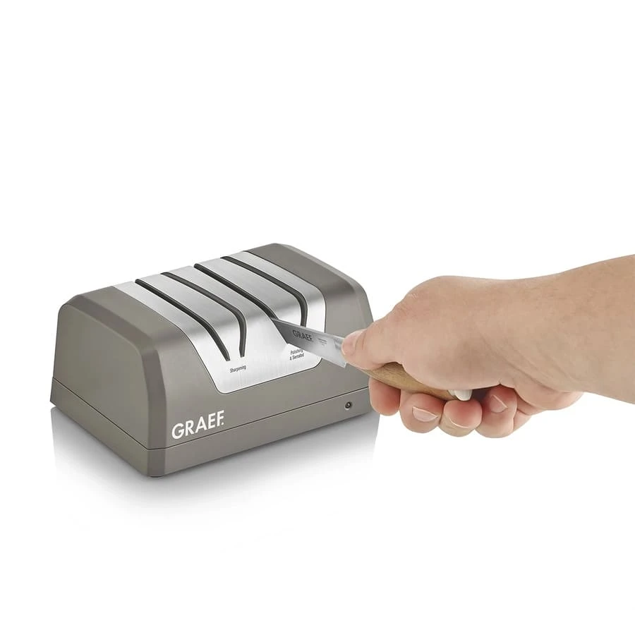 Graef SG820EU Messerschärfer 20° Grau GRSG820EU by Graef color Svart