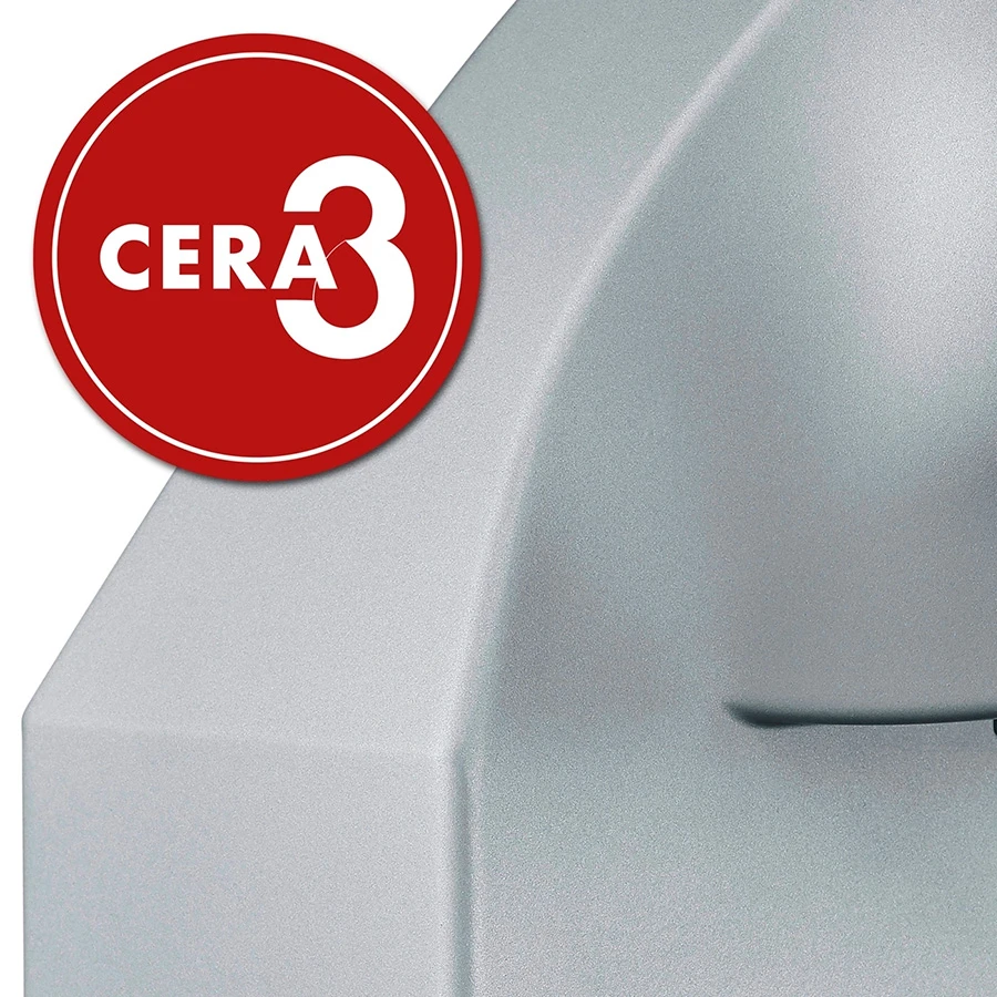 Graef Slicer Iconic25 Kippbarer Allesschneider CERA Matt-Silber GRM99FEU by Graef color Svart