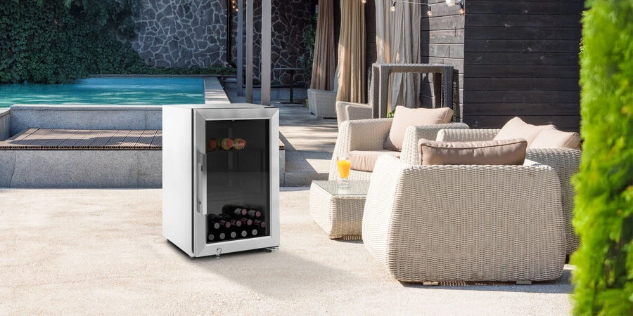 Caso 707 BBQ Deluxe S-R Smart Outdoor-Kühlschrank 63 L CS707 by CASO color Svart