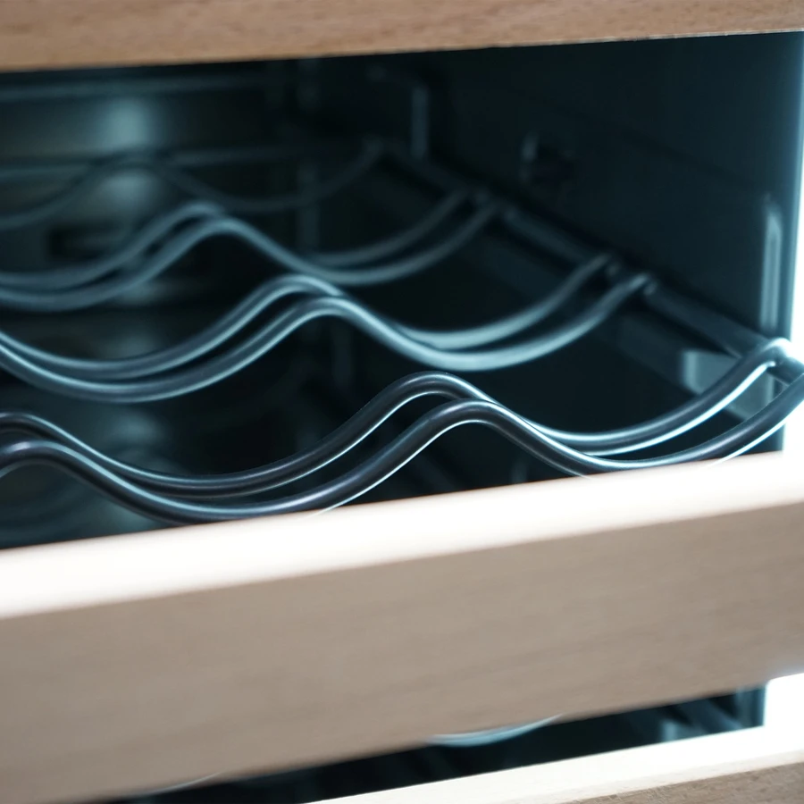 Caso WineChef Duo 122 Weinkühlschrank 2 Zonen 1625mm CS674 by CASO color Svart