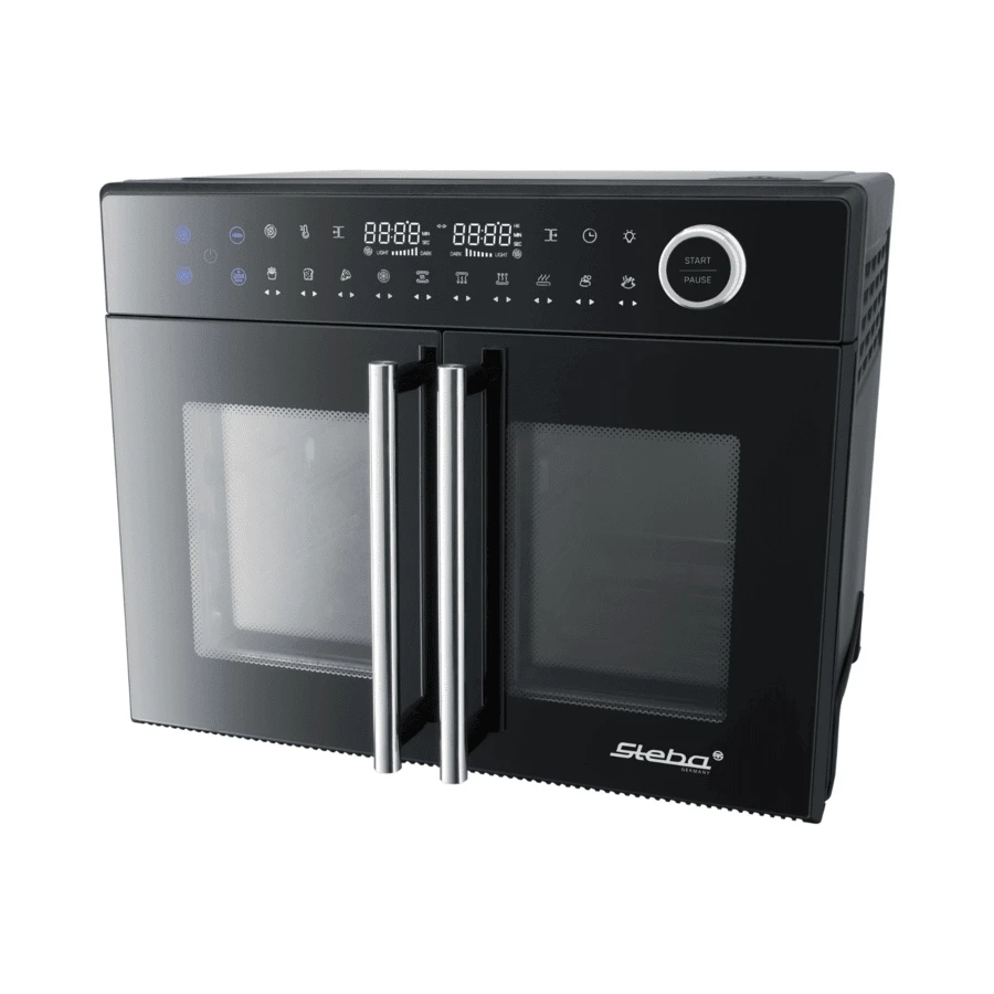 Steba Tri-Zone Heißluftfritteuse 24 L Schwarz STAF24TRIZONE by Steba color Svart