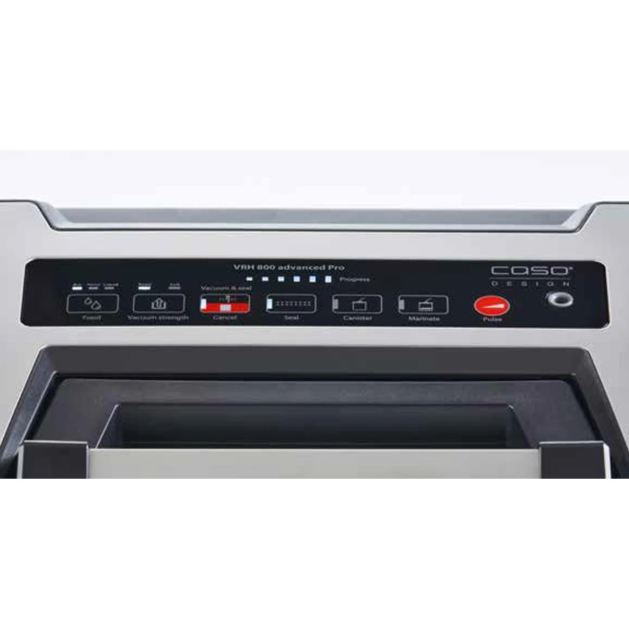 Caso VRH 800 Advanced Pro Vakuumierer Edelstahl CS1529 by CASO color Svart