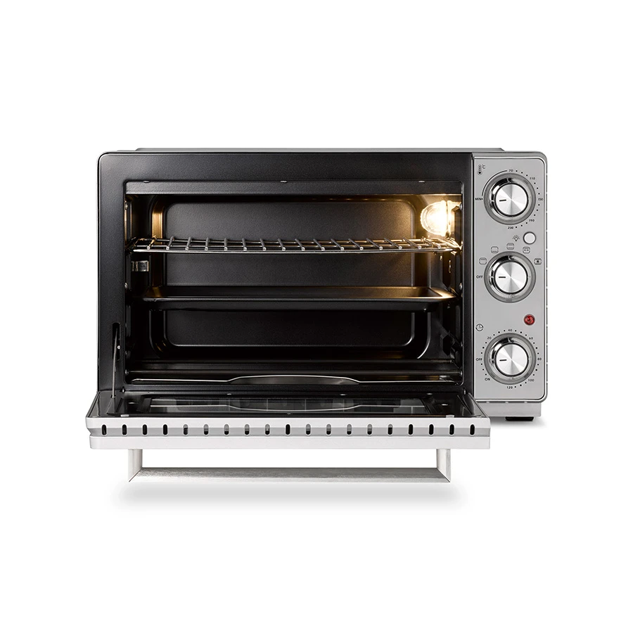 Caso TO26 SilverStyle Minibackofen 26L 1650W Silber CS2977 by CASO color Svart