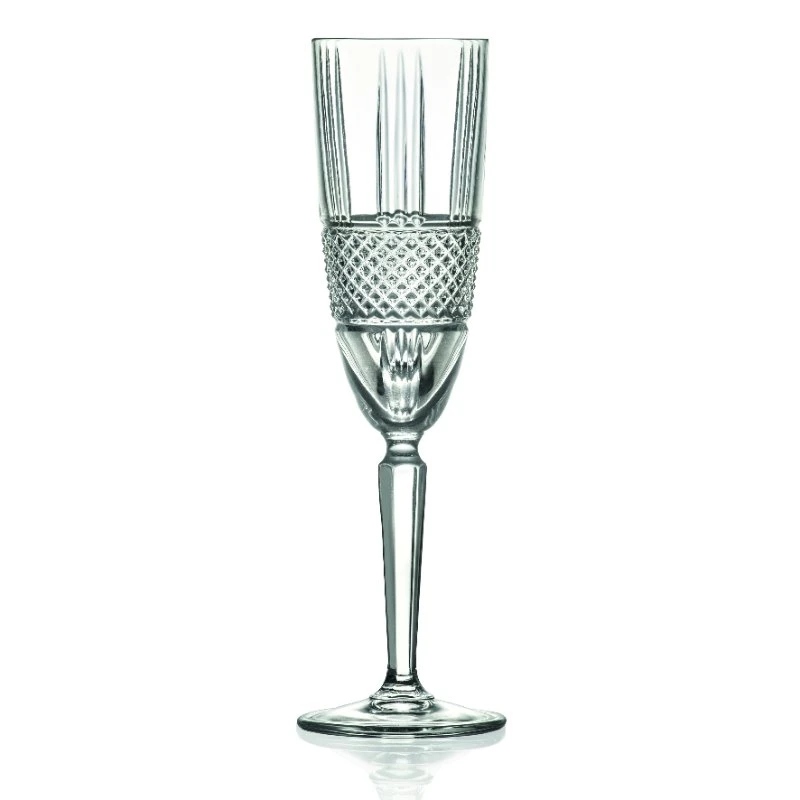 RCR BRILLANTE Champagnerflöte 19 cl 6 Stk. 26968020406  color Svart