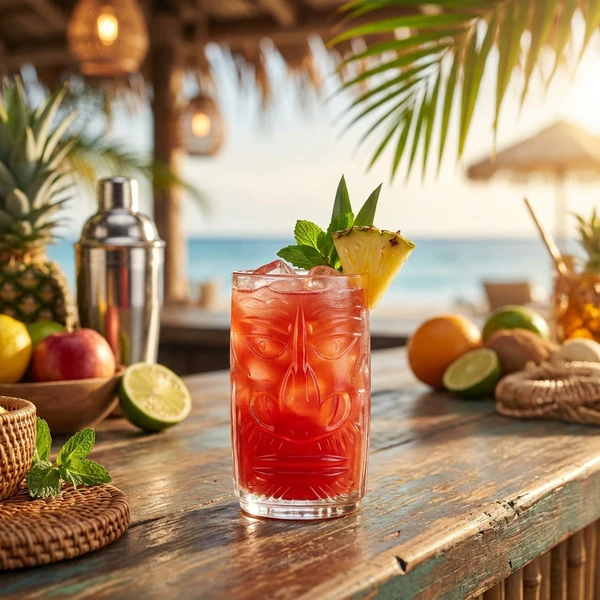 RCR Tiki Cocktailgläser 45 cl 4er-Set 27702020206  color Svart