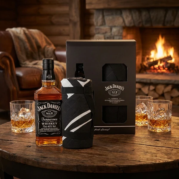 Jack Daniel's Whiskey inkl. Decke 70cl L-61-641-00  color Svart
