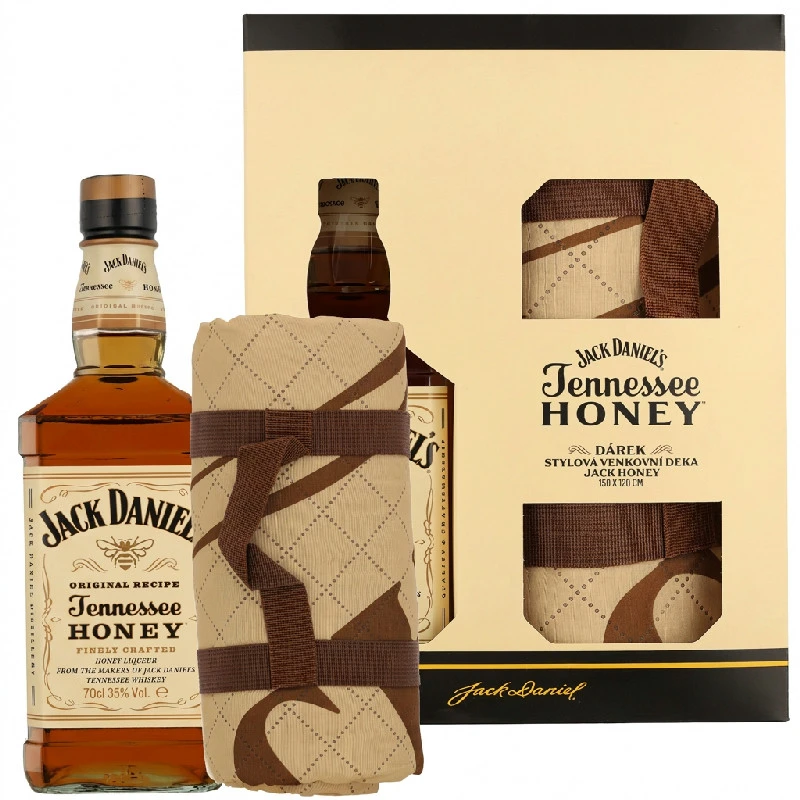 Jack Daniel's Tennessee Honey Likör inkl. Decke 70cl L-61-684-00  color Svart
