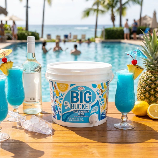 Master of Mixes Big Bucket Blue Hawaiian 2,8 L 19056MOM  color Svart