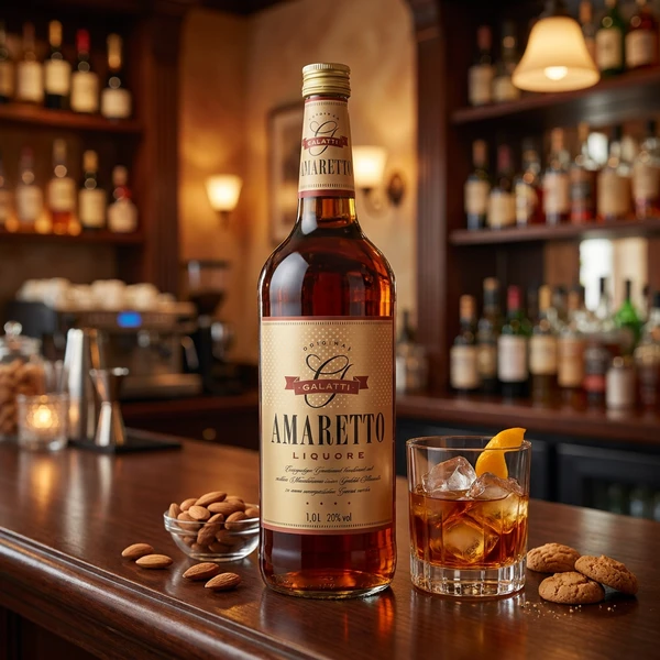 Galatti Amaretto Likör 100cl L-13-300-00  color Svart