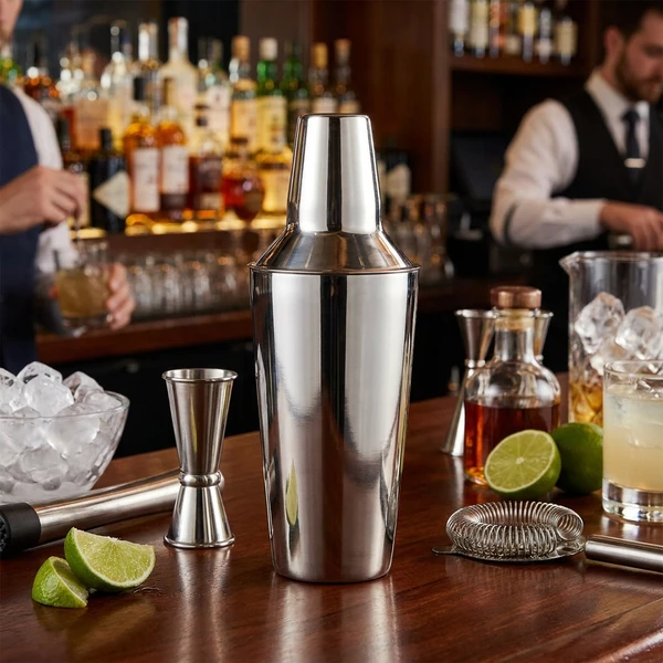 Cocktailshaker Edelstahl 750ml CSR022S  color Svart