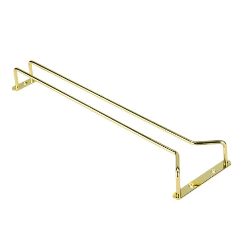 Vergoldeter Glashalter 16 Zoll (40,64 cm) GHG0016  color Svart