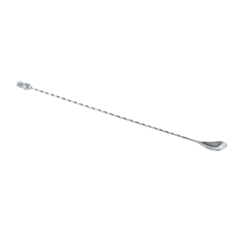 Barlöffel mit Ananas Edelstahl 40,5 cm BS0049S  color Svart