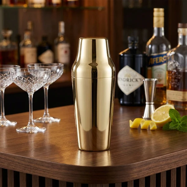 Cocktailshaker Gold 850ml Pigalle CS0009G  color Svart