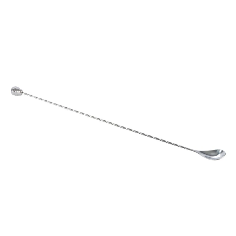 Barlöffel mit Totenkopf Edelstahl 40,5 cm BS0050S  color Svart