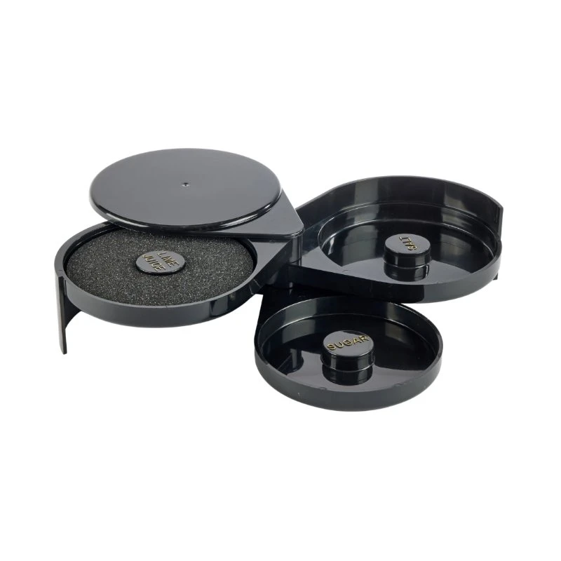 Glasrimmer Schwarz 3-teilig GR00010  color Svart