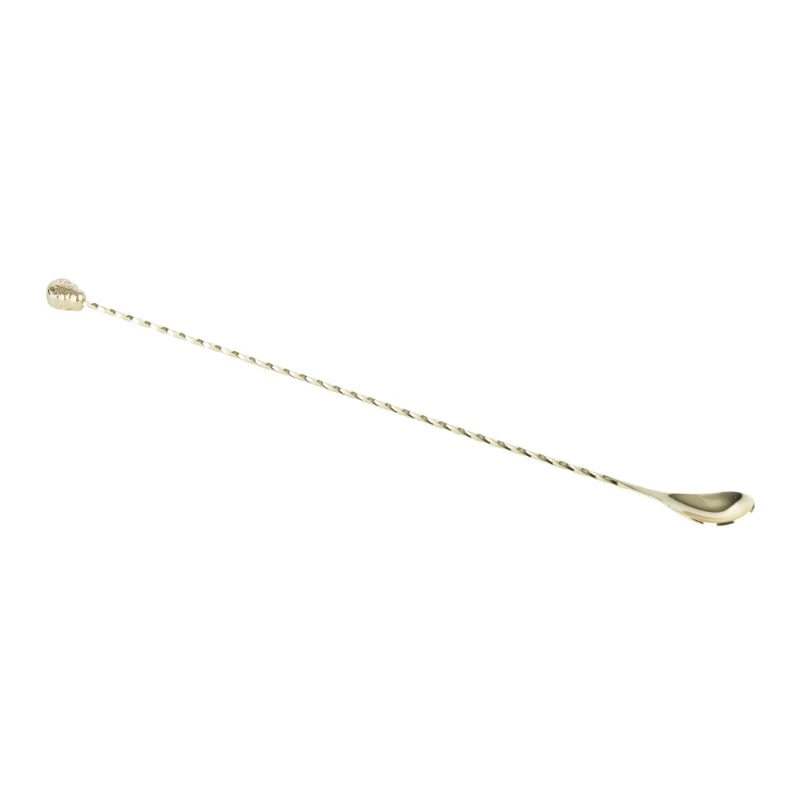Barlöffel mit Totenkopf Gold 40,5 cm BS0050G  color Svart