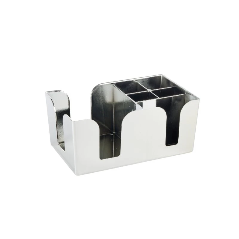 Bar Caddy in Chrom-Optik BC00015 by RDP Spinelli color Svart