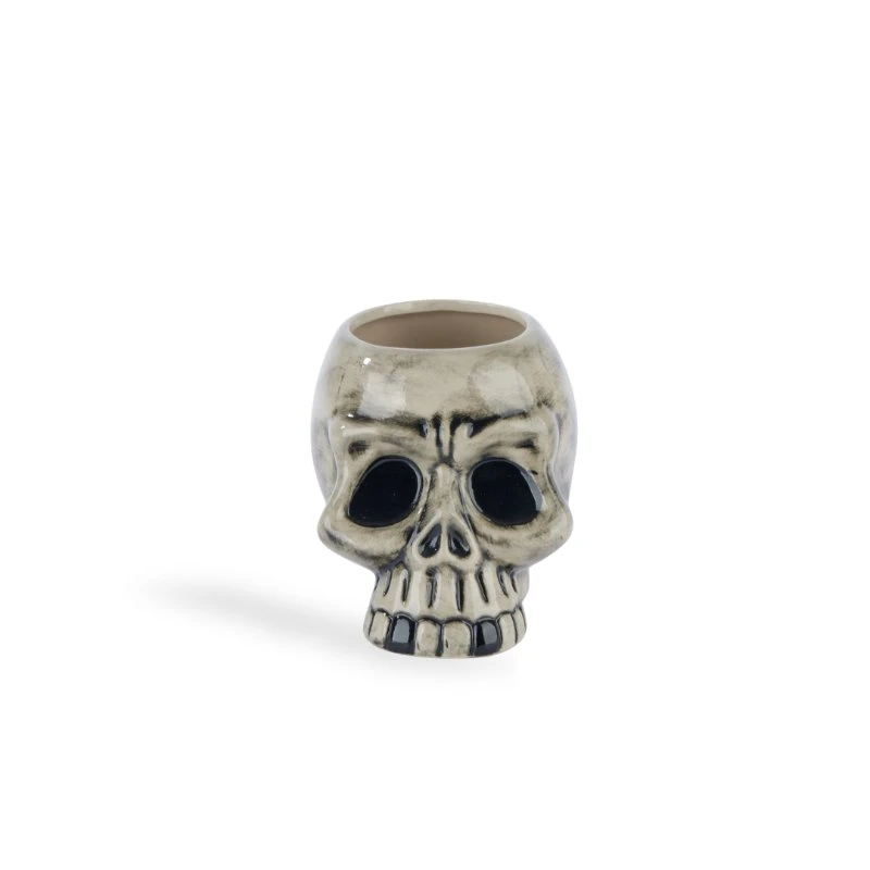 Tiki-Becher Totenkopf Großer Kiefer Keramik 70cl TK10041  color Svart