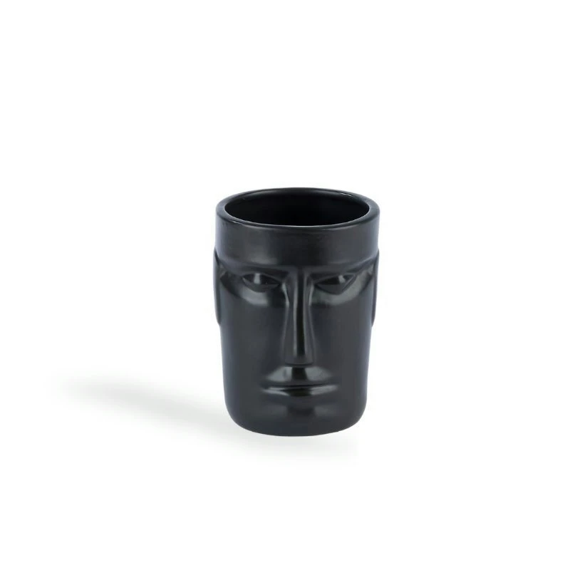 Tiki Becher Maka Keramik Natur 50cl TK10079  color Svart