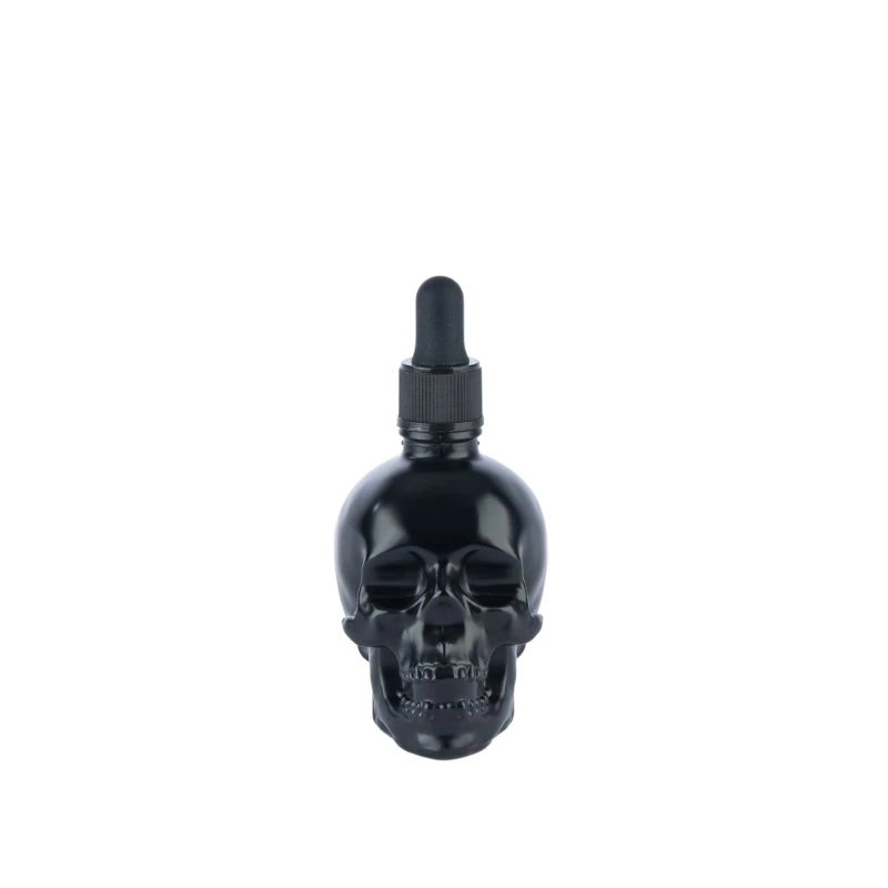 Bitterflasche Skull 60 ml Klar SK00023  color Svart