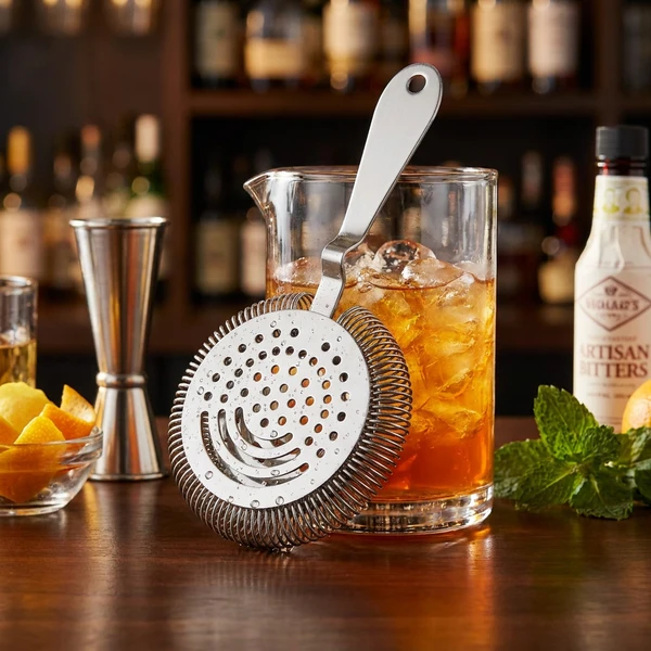 Cocktail Strainer 18,5x9,5cm Edelstahl ST0030S  color Svart