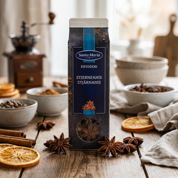 Gewürz Sternanis ganz 269025 by SANTA M color Svart