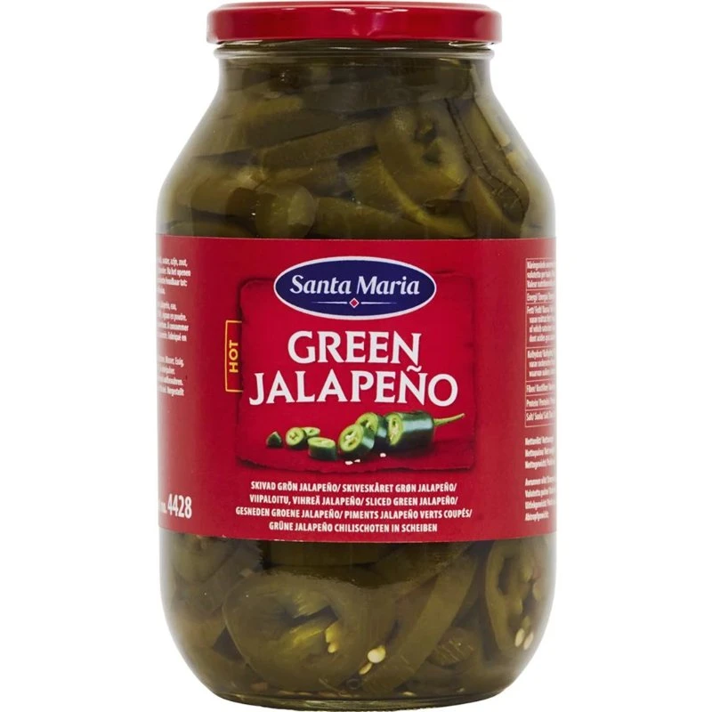 Jalapeños Grün Geschnitten 23046 by SANTA M color Svart