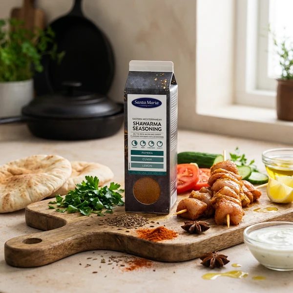 Gewürzmischung Shawarma Seasoning 375993 by SANTA M color Svart