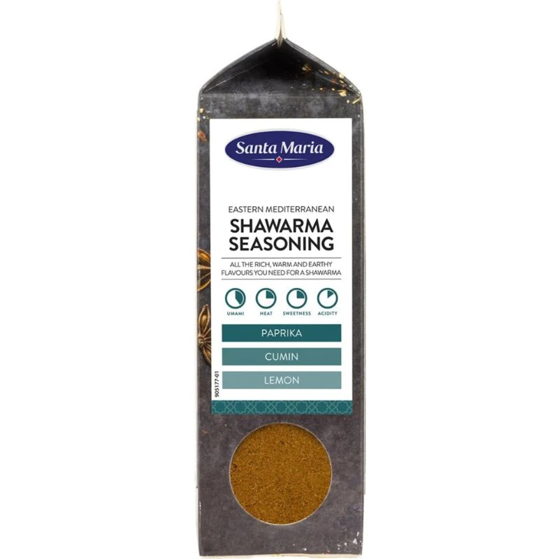 Gewürzmischung Shawarma Seasoning 375993 by SANTA M color Svart