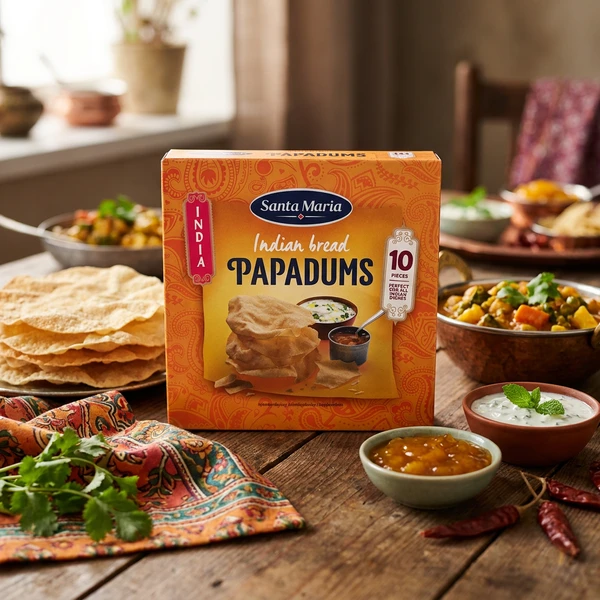 Pappadums mit Chili 209340 by SANTA M color Svart
