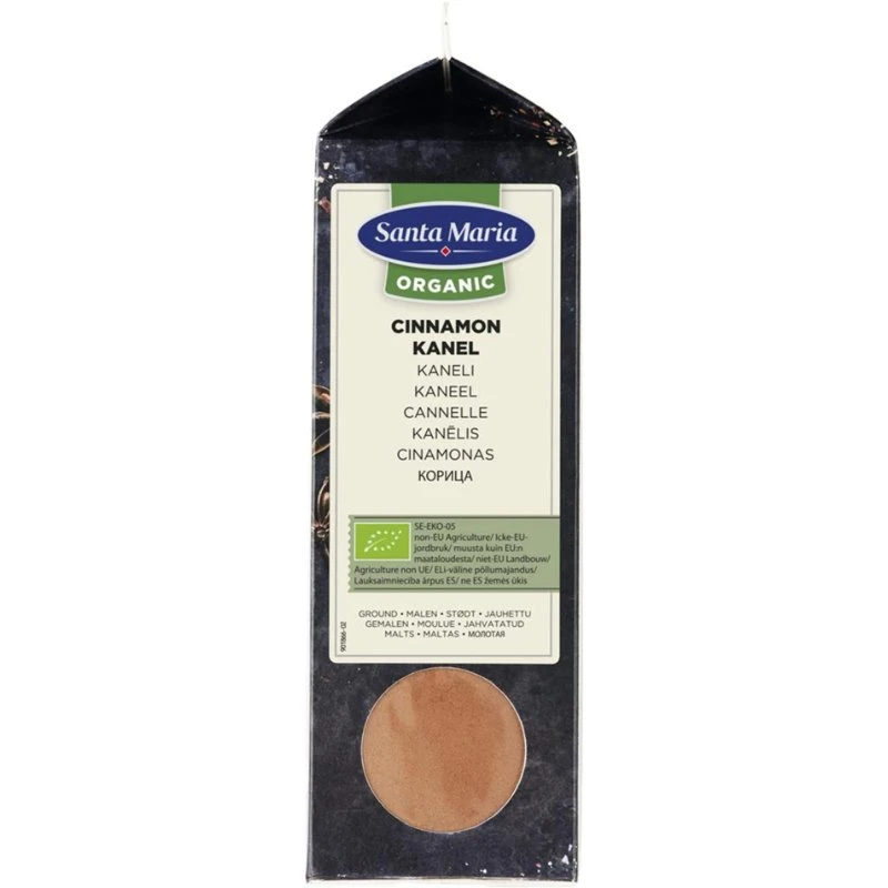 Bio-Zimt gemahlen – SANTA M 268982 by SANTA M color Svart