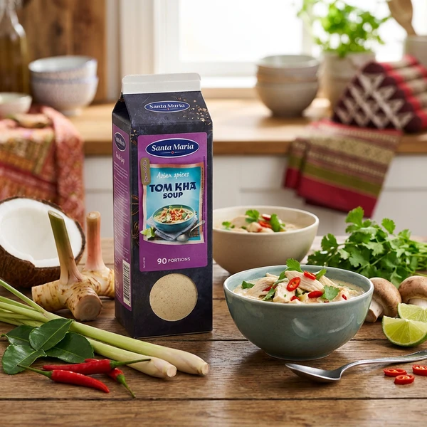 Gewürzmischung Tom Kha Soup 269018 by SANTA M color Svart