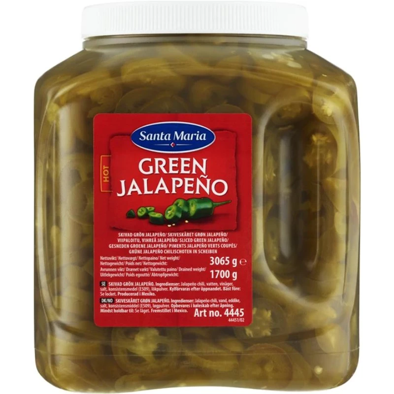 Jalapeños Grün Geschnitten USA 32173 by SANTA M color Svart