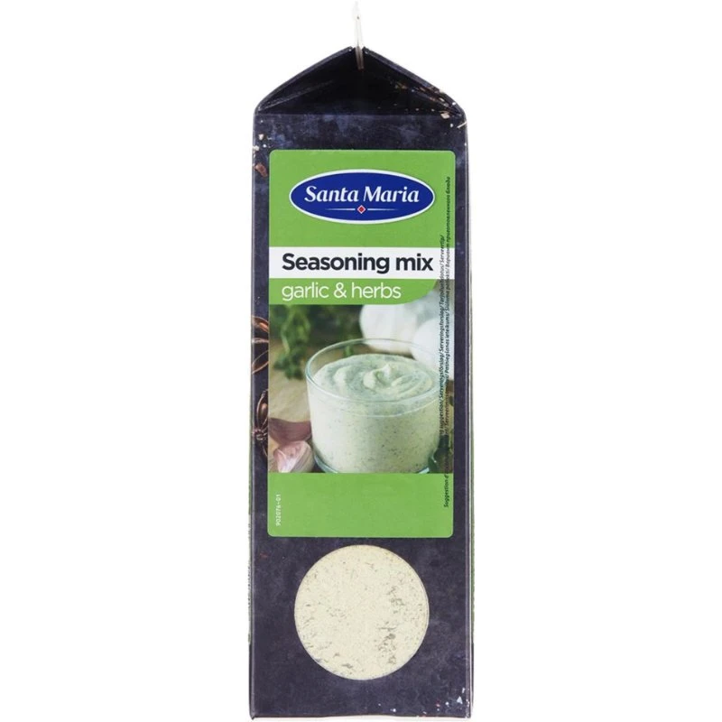 Gewürzmischung Knoblauch & Kräuter 269046 by SANTA M color Svart
