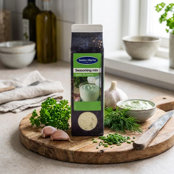 Gewürzmischung Knoblauch & Kräuter 269046 by SANTA M color Svart