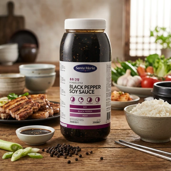 Sojasauce mit Pfeffer Korean 363472 by SANTA M color Svart