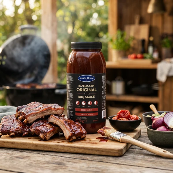 Barbecuesauce Kansas City BBQ 380595 by SANTA M color Svart