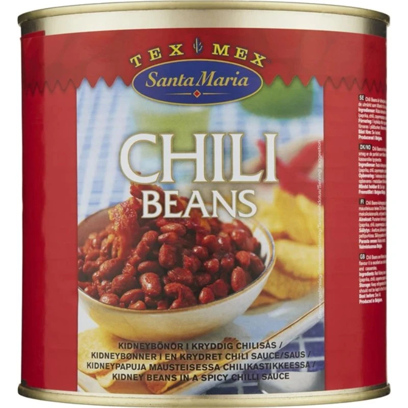 Chilibohnen 400 g 205883 by SANTA M color Svart